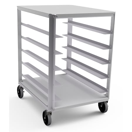 Lockwood Manufacturing Meal Tray Rack, Solid Base And Top, Holds (10) 15" x 20" Meal Trays RA36-ER5E-SOM